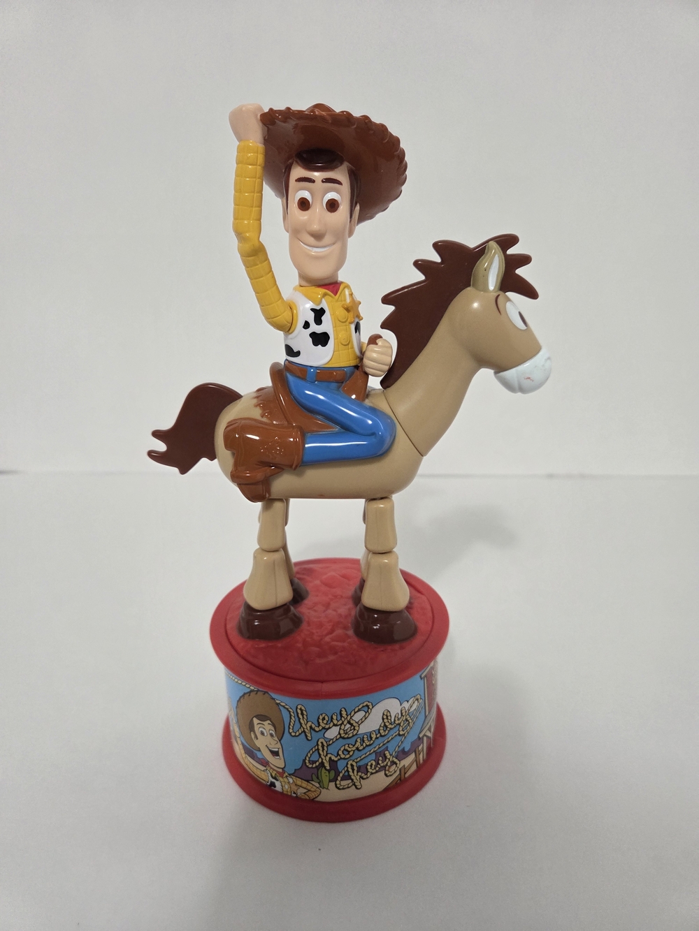 1999 McDonald's Happy Meal Toy Story 2 Woody & Bullseye Candy Dispenser